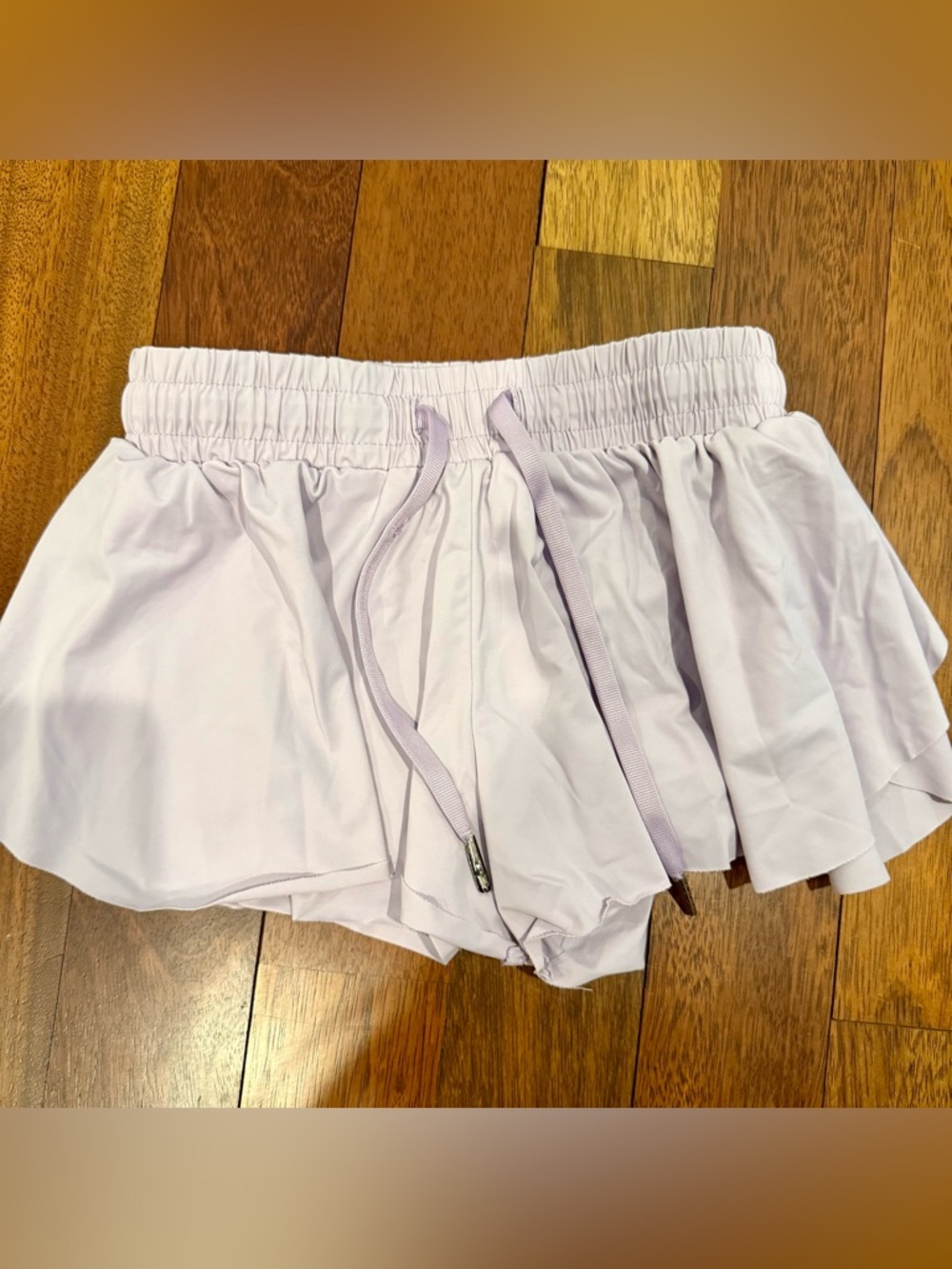 Light Lavender Butterfly Shorts Sz XS